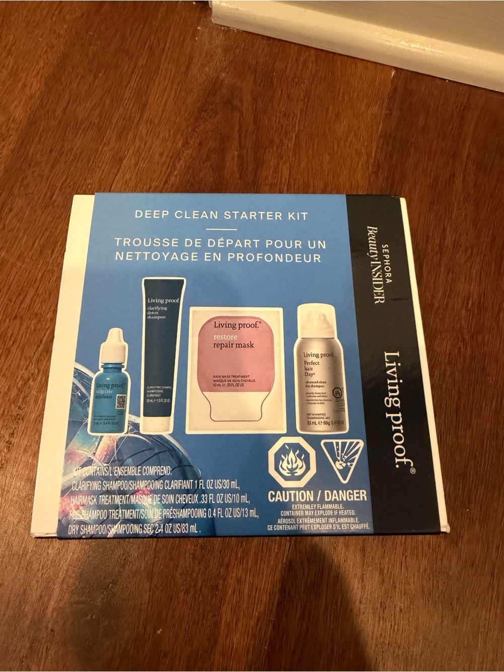 Living Proof Deep Clean Starter Kit – Black and White Box